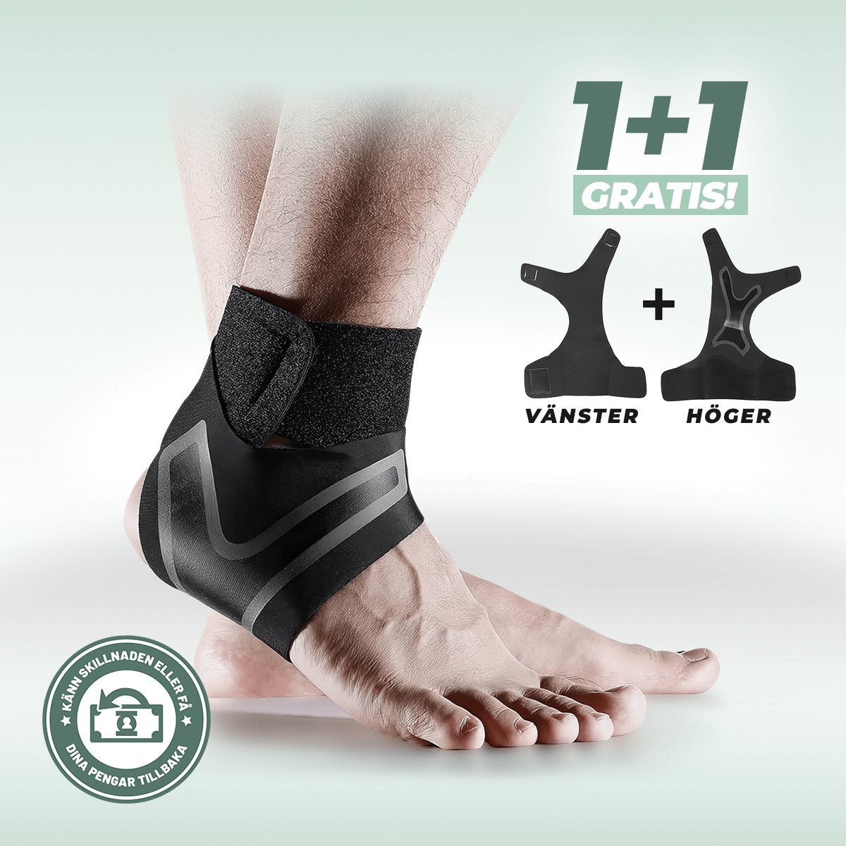 Fotsupporten™ Fotvalvsstöd för Plattfot och Hålfot - 1+1 GRATIS - Komforten