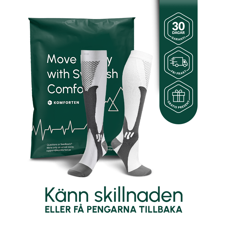Kompressionsstrumpor för Lymfödem, Löpning & Vardag - Komforten