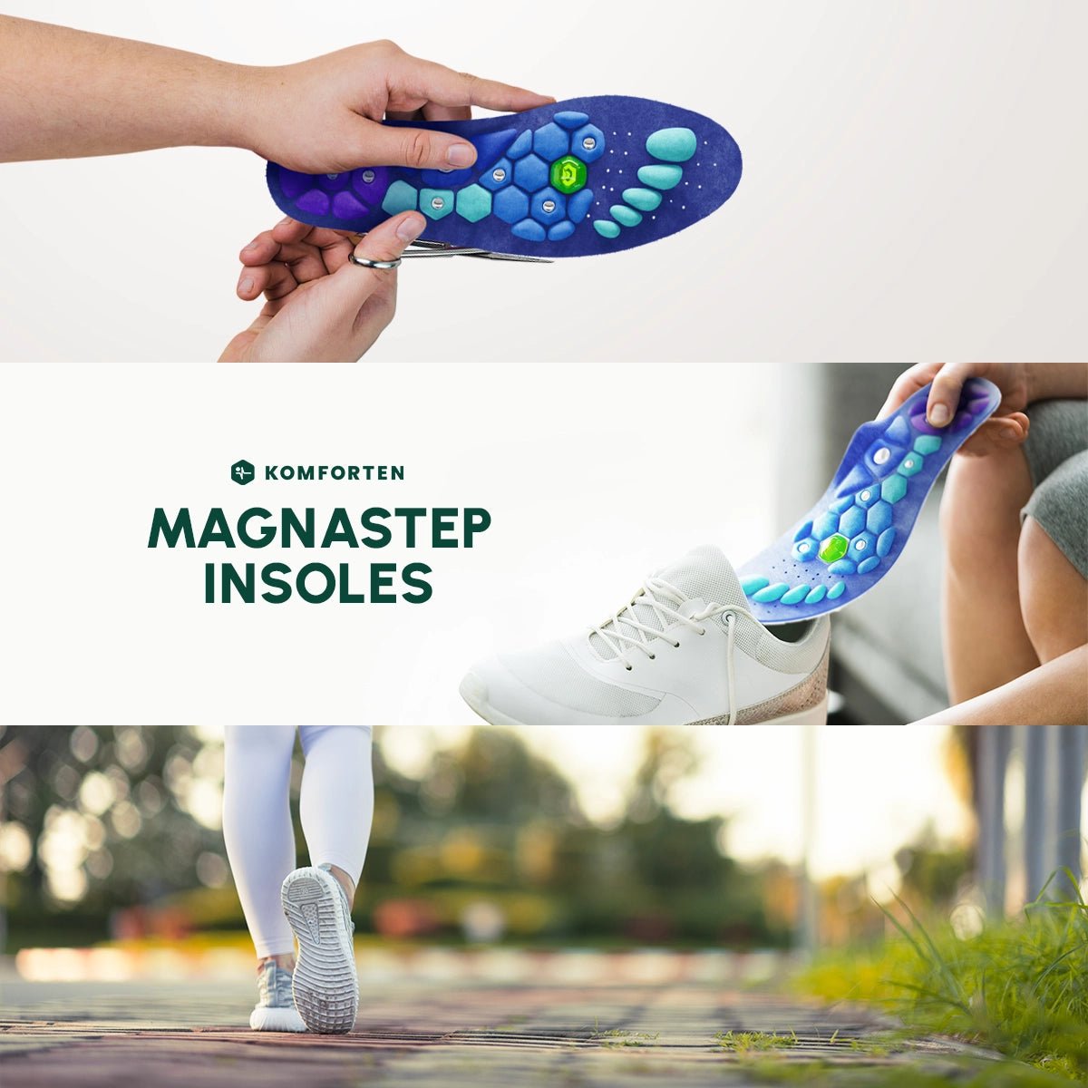 MagnaStep™ Magnetic Acupressure Insoles - Komforten