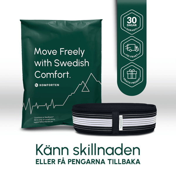NordicWrap ryggbälte i neopren - Komforten