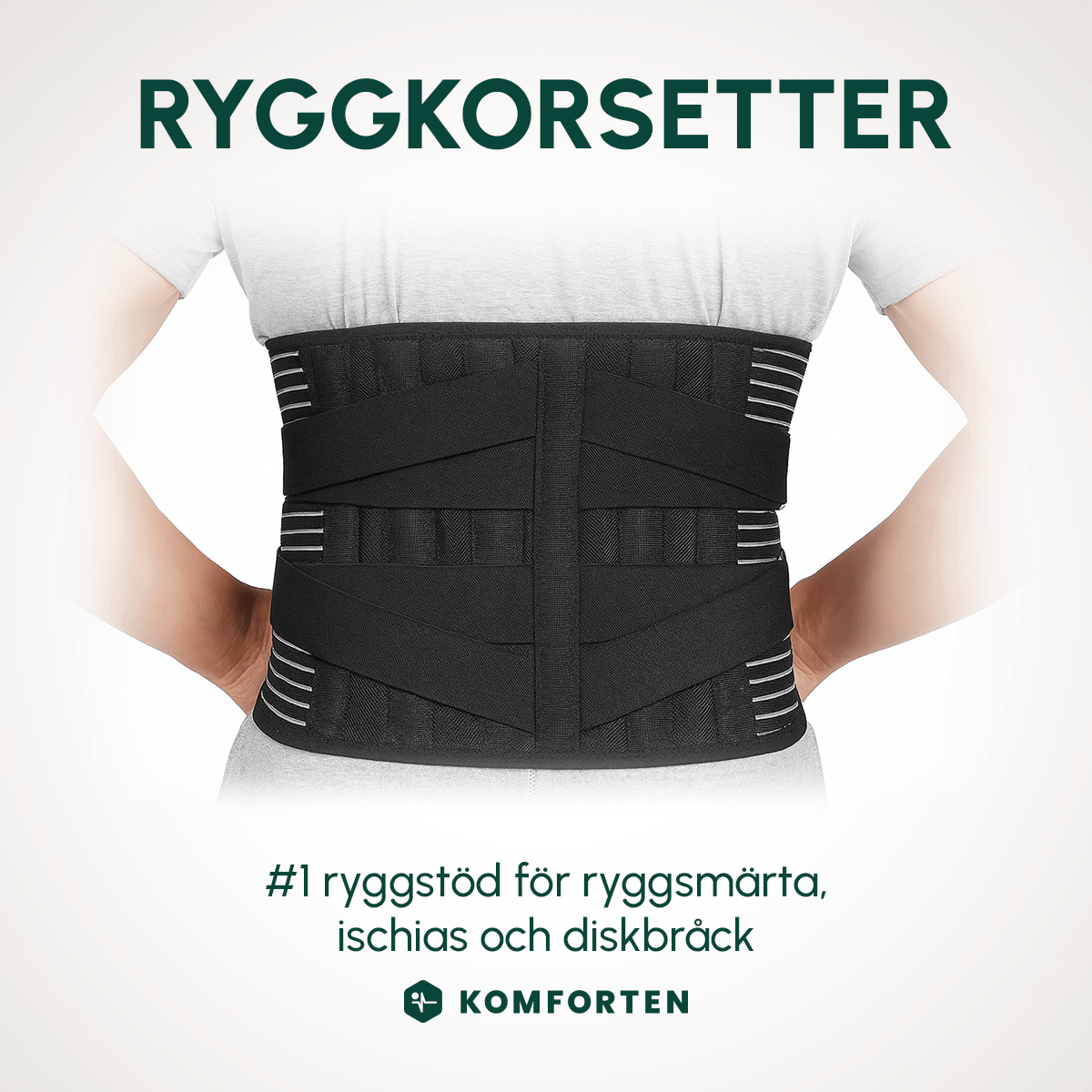 Ryggkorsett: Korsett för Rygg & Ländrygg - Komforten