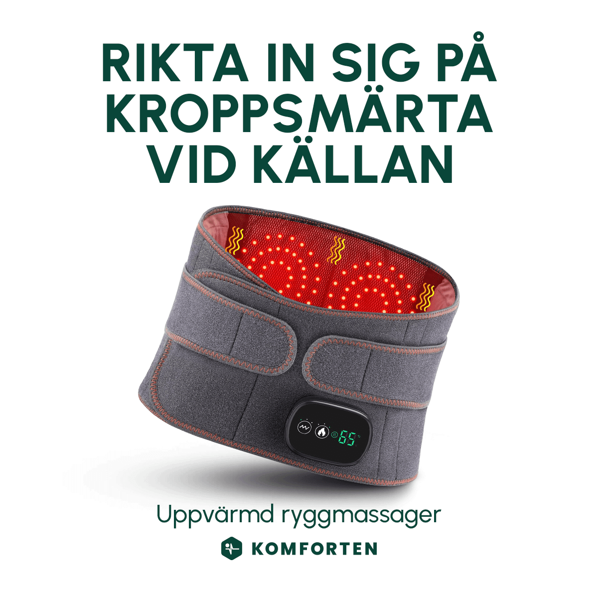 TermoReliever™ Värmebälte för Ryggen - Komforten