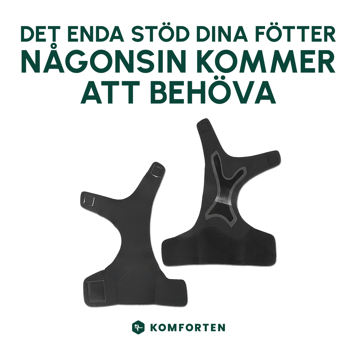 Fotsupporten™ Fotvalvsstöd för Plattfot och Hålfot -  1+1 GRATIS