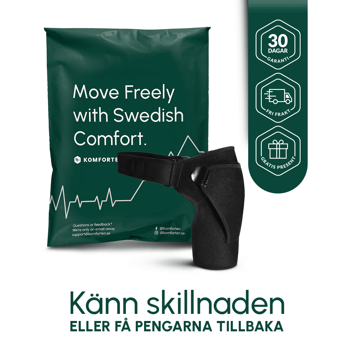 AxelKomforten justerbart axelstöd - Komforten