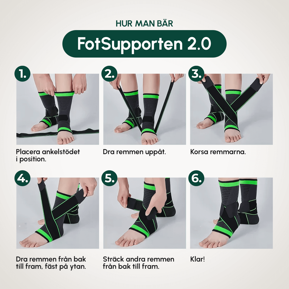 FotSupporten 2.0 - Lindra fotsmärta eller få pengarna tillbaka - Komforten