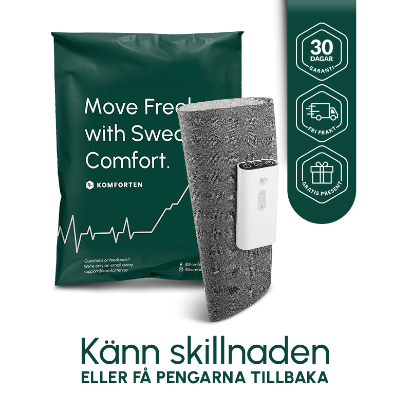 HealWrap – Benmassageapparat för Smärtlindring och Avslappning - Komforten