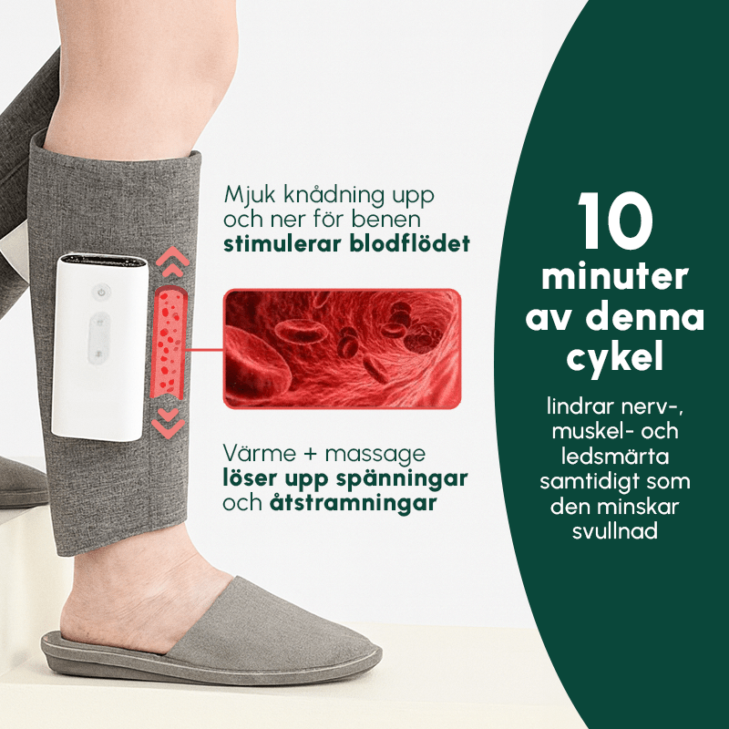 HealWrap – Benmassageapparat för Smärtlindring och Avslappning - Komforten