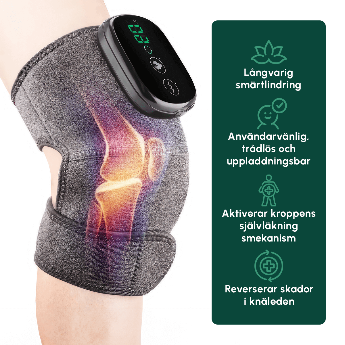 KnäFix™ - Elektronisk Benmassageapparat - Komforten