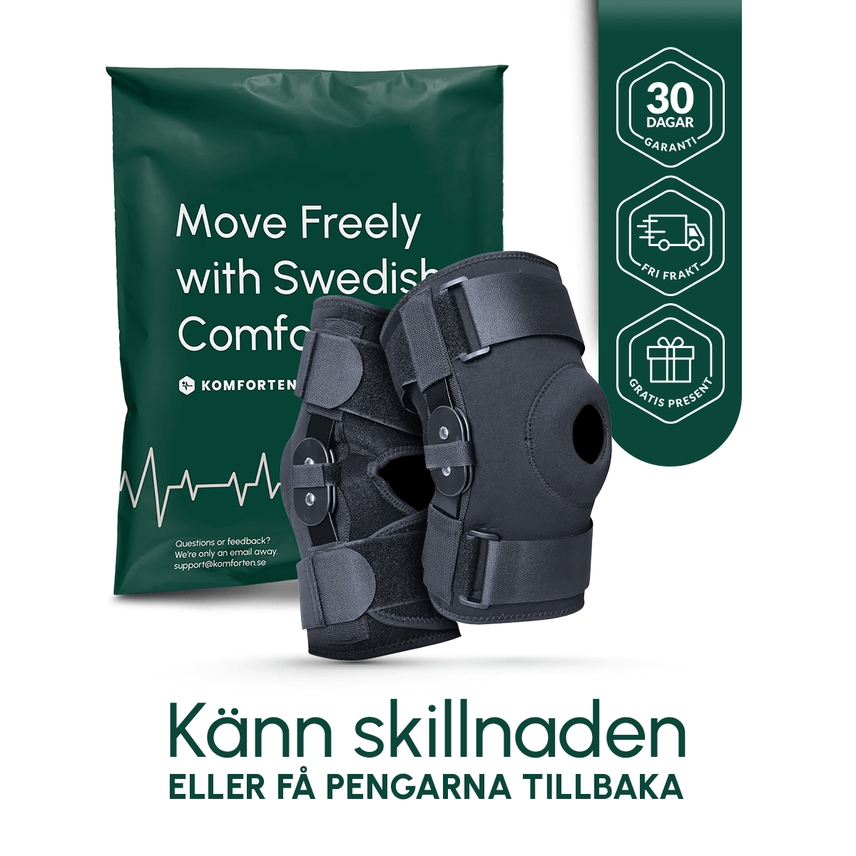 Knäskydd för Meniskskada - Komforten