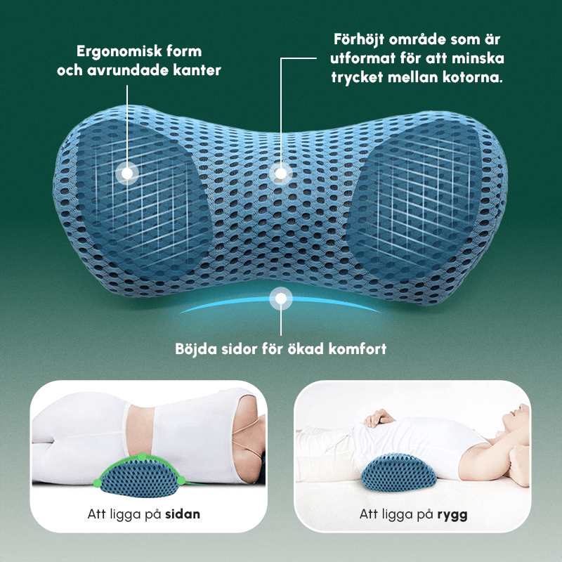 Komfortkudden ™ för Ländryggsstöd - Ergonomisk Ryggkudde för Smärtlindring - Komforten