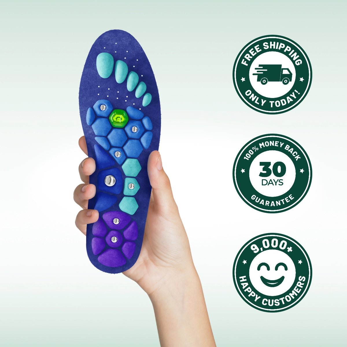 MagnaStep™ Magnetic Acupressure Insoles - Komforten