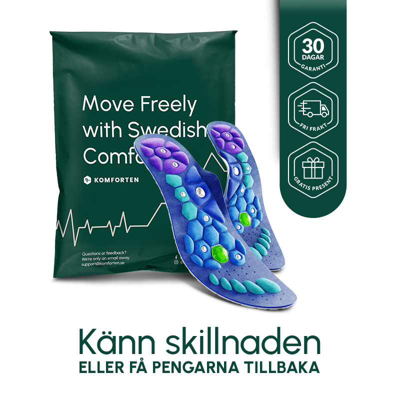 Insoles with the Komforten mailer bag