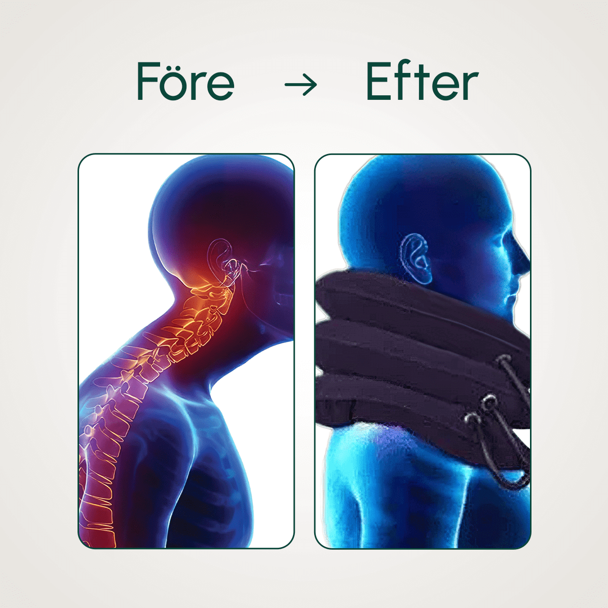 NackKomforten™ Inflatable Cervical Neck Traction Pillow - Komforten