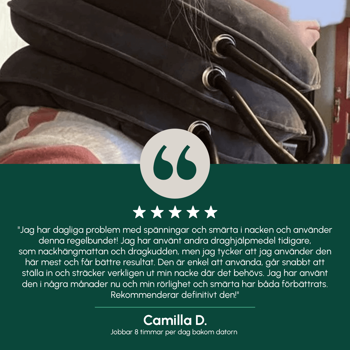 NackKomforten™ Inflatable Cervical Neck Traction Pillow - Komforten