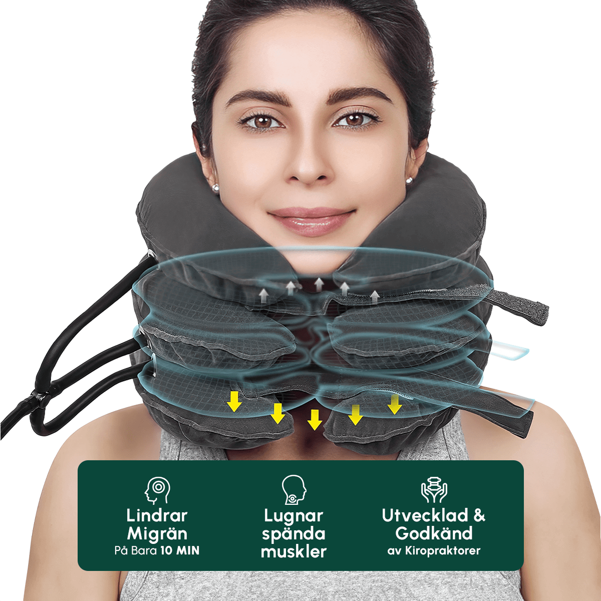 NackKomforten™ Inflatable Cervical Neck Traction Pillow - Komforten