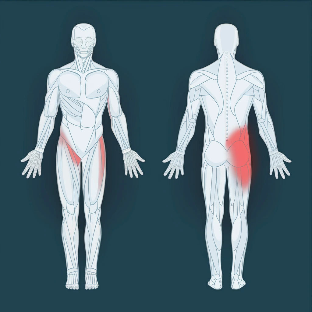 Ont i ljumsken kan bero på muskelspänningar, överansträngning