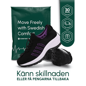 Stryde skor med rymlig framdel - Komforten