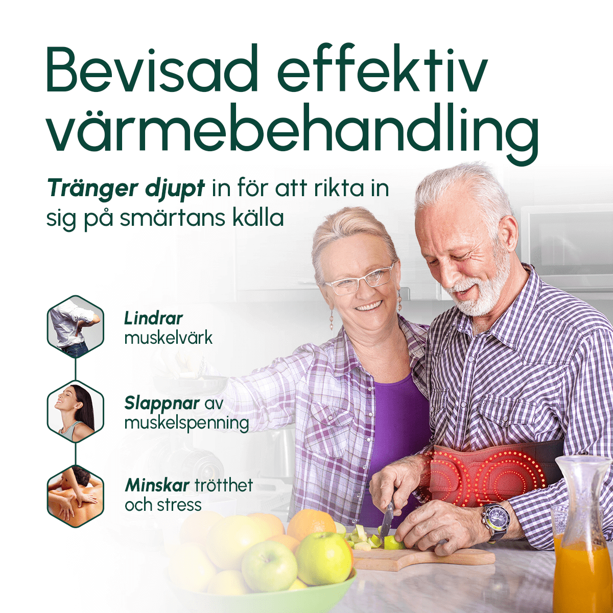 TermoReliever™ Värmebälte för Ryggen - Komforten
