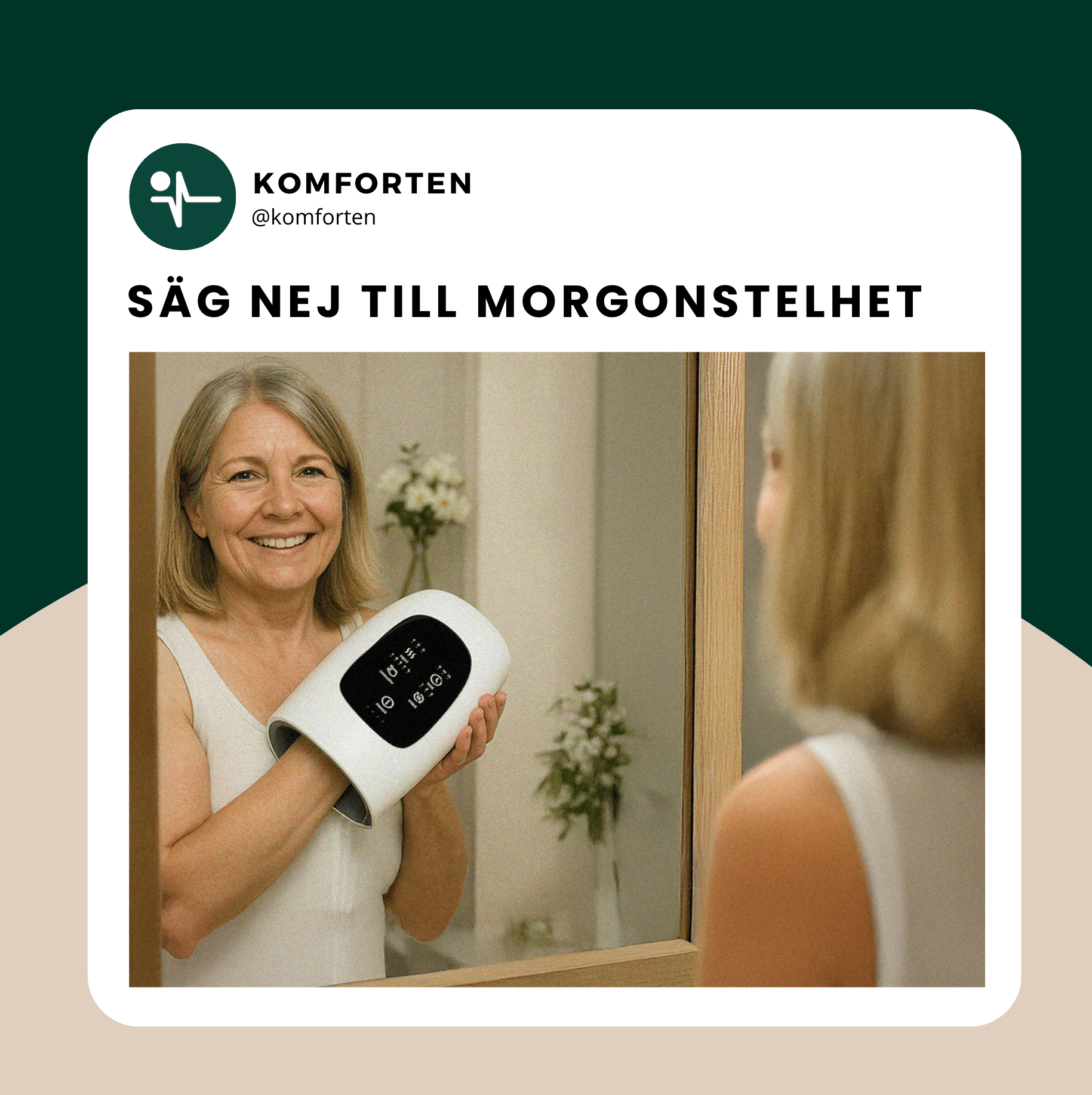 TheraCompression™ – Smärtlindring hemma för handartros och daglig handsmärta - Komforten
