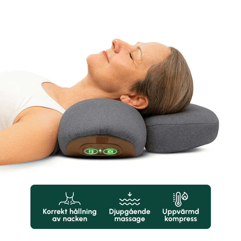 ThermoNeck Nackmassage Apparater med Värme – För Nackmassage Hemma - Komforten